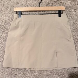 Classic Tan Women's Skirt from Zara